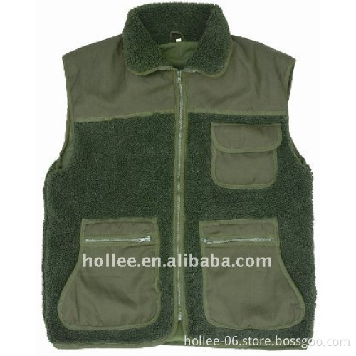 Green Fur Vest